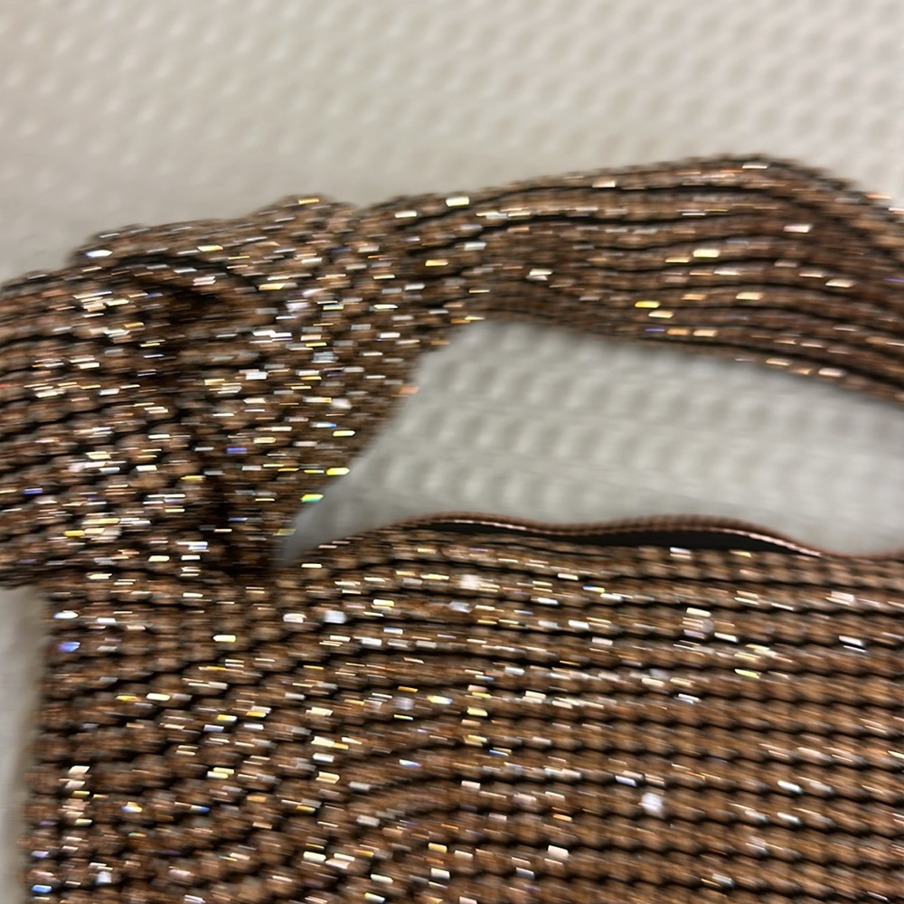 Madison West Gold Rhinestone Bag - Picture 2 of 5
